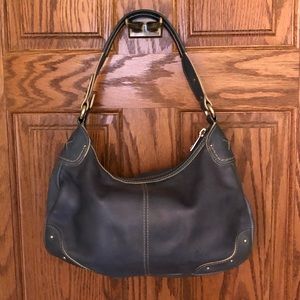 Fossil - women’s blue shoulder bag (leather)
